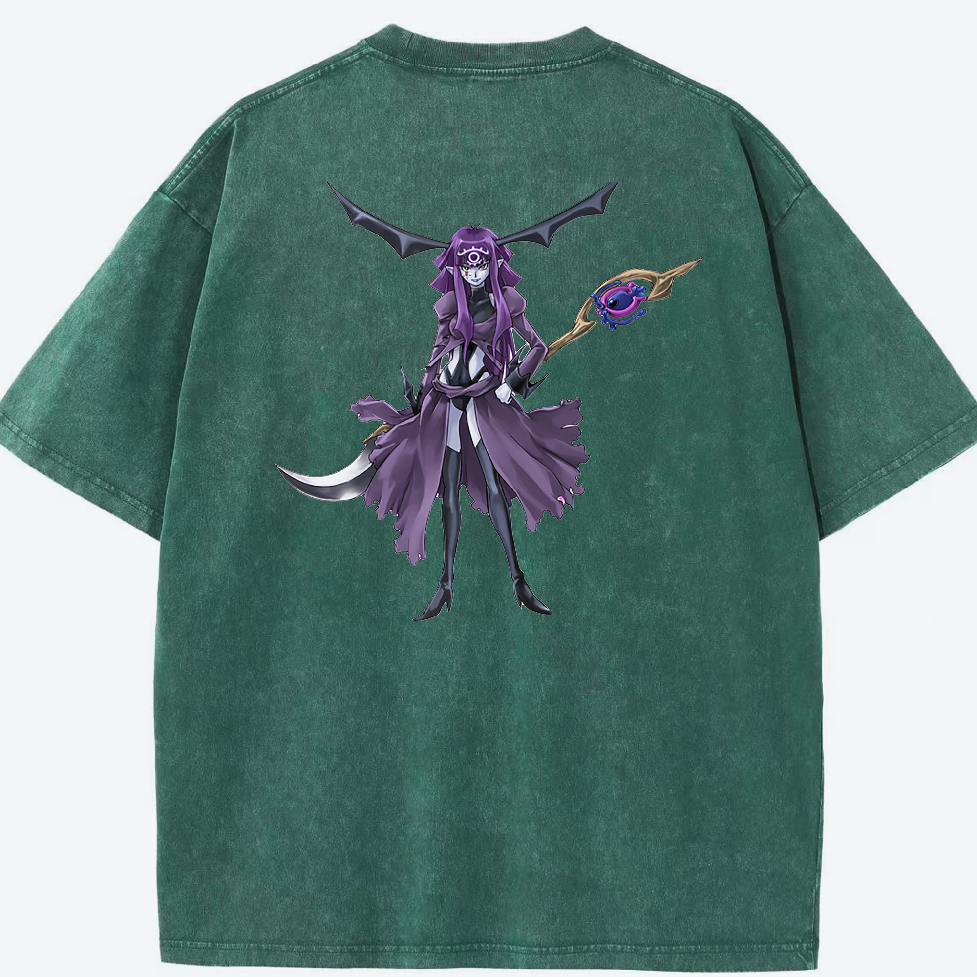（画像用） 遊☆戯☆王 Yu-Gi-Oh! 綿100% ヴィンテージ風 半袖Tシャツ（背面プリント）